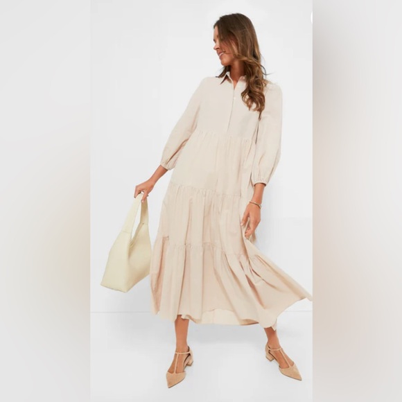 Tuckernuck Pomander Place
Sandstone Cotton Mabel Maxi Dress - Picture 2 of 16